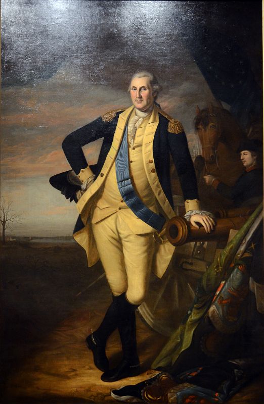 753 George Washington - Charles Willson Peale 1779-81 - American Wing New York Metropolitan Museum of Art